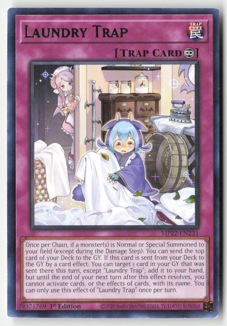 Laundry Trap MP22-EN231 1st Edition Rare Moderately Played