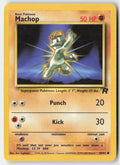 Machop 59/82 Regular Team Rocket Moderately Played