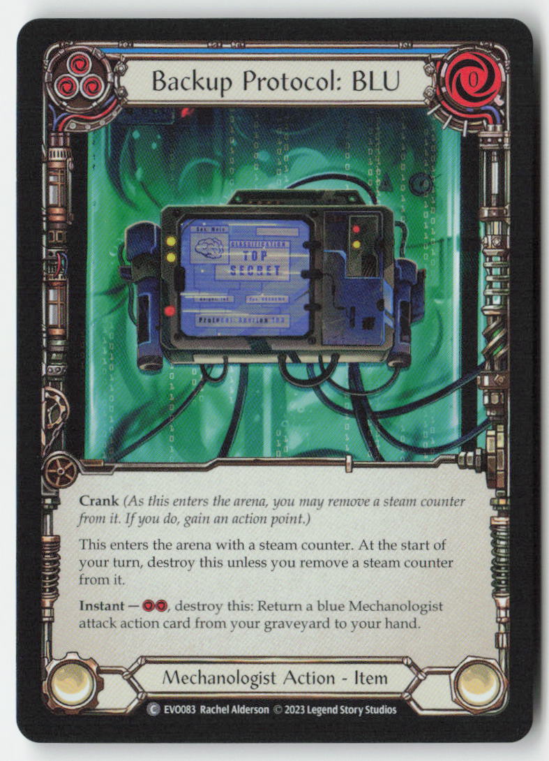 Backup Protocol: BLU #EVO083 - Bright Lights - Flesh and Blood - Common - Near Mint