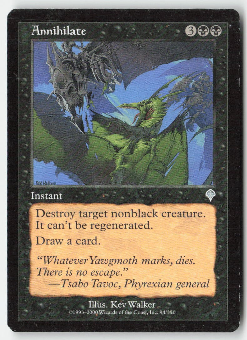 Annihilate INV 94 Uncommon Moderately Played