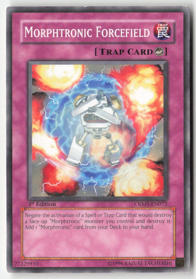 Morphtronic Forcefield CRMS-EN072 1st Edition Common Moderately Played, Front