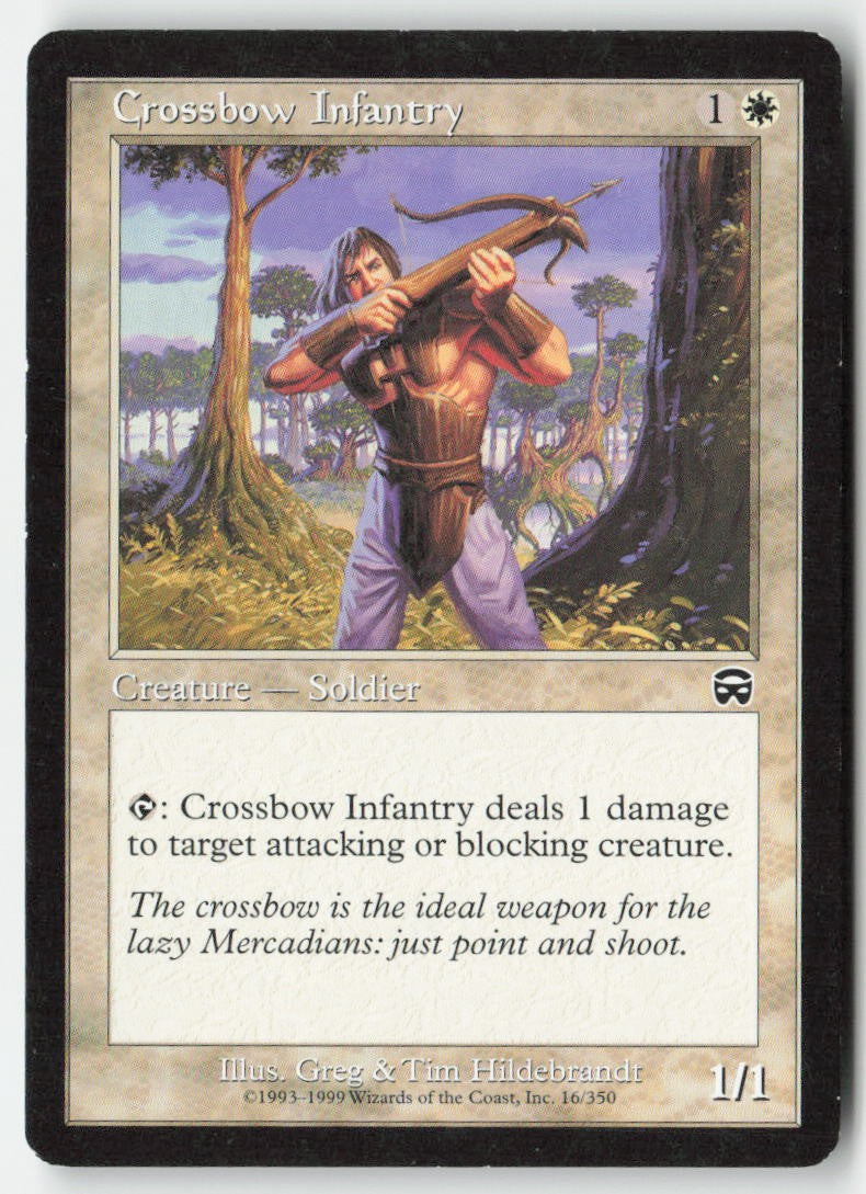 Crossbow Infantry MMQ 16 Common Moderately Played