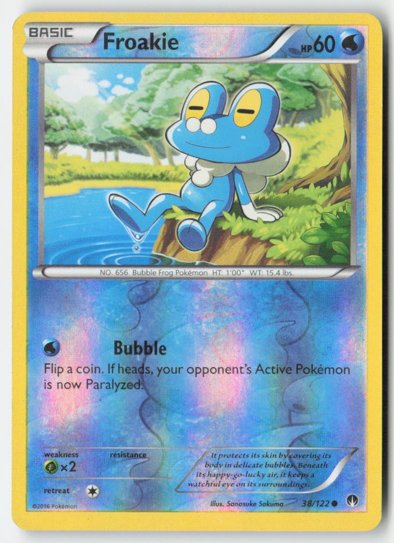 Froakie 38/122 Reverse Holo BREAKpoint Moderately Played