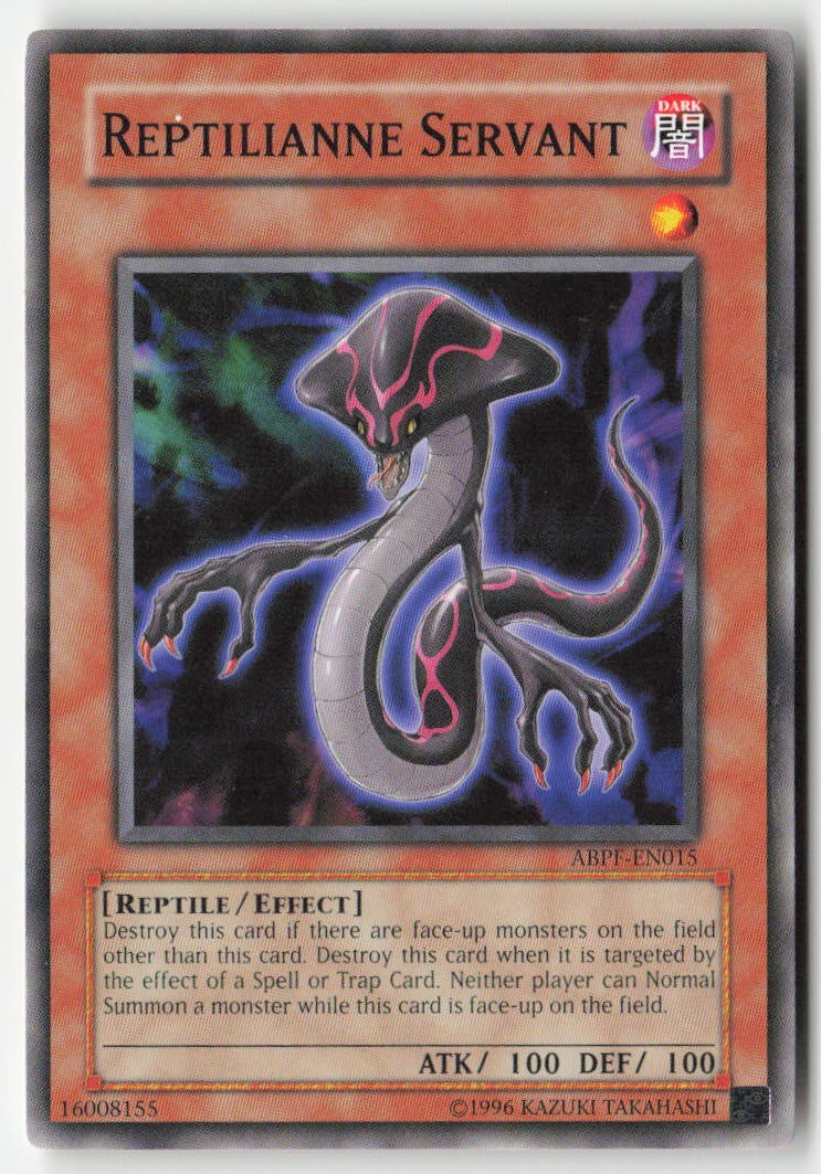 Reptilianne Servant ABPF-EN015 Unlimited Common Moderately Played