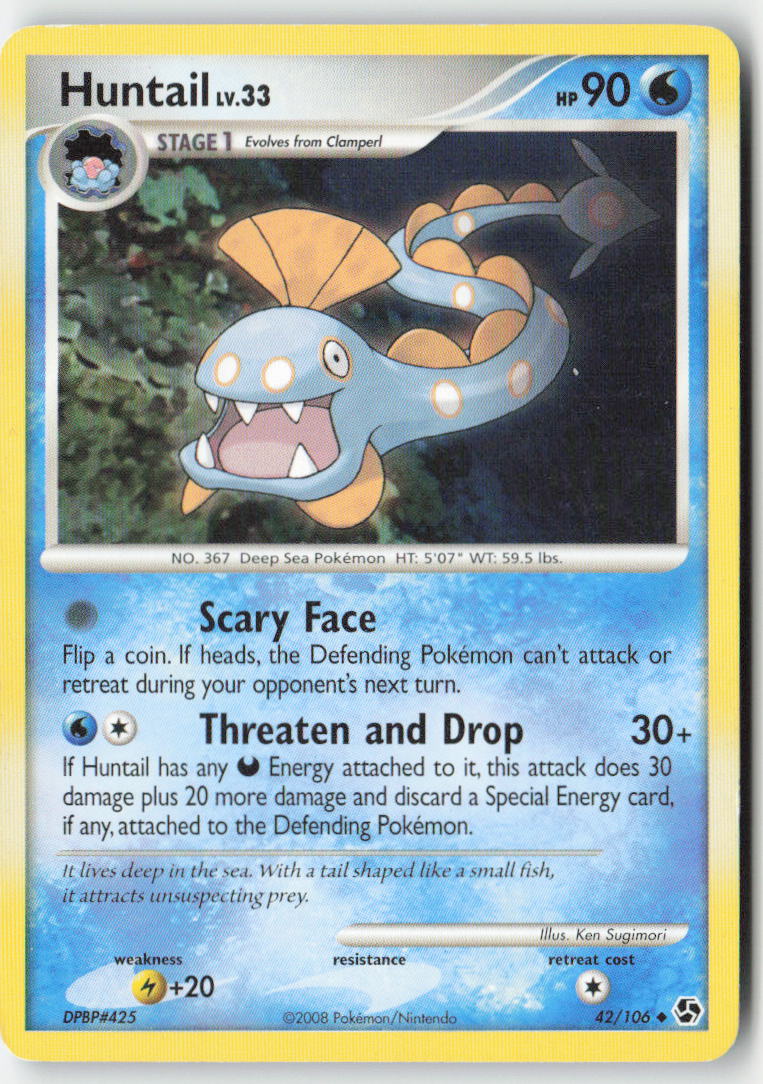 Huntail 42/106 Regular Great Encounters Moderately Played