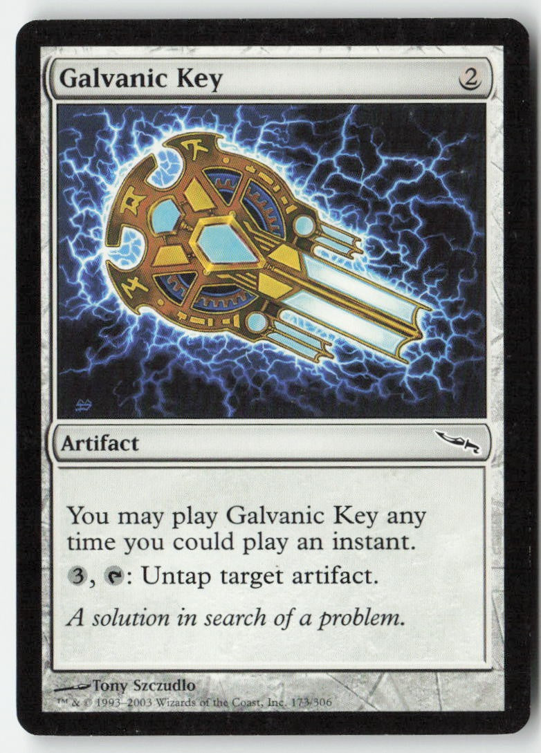 Galvanic Key MRD 173 Common Moderately Played, Front