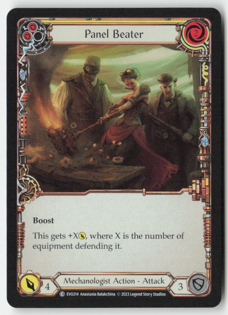 Panel Beater (Yellow) #EVO214 - Bright Lights - Flesh and Blood - Common - Near Mint