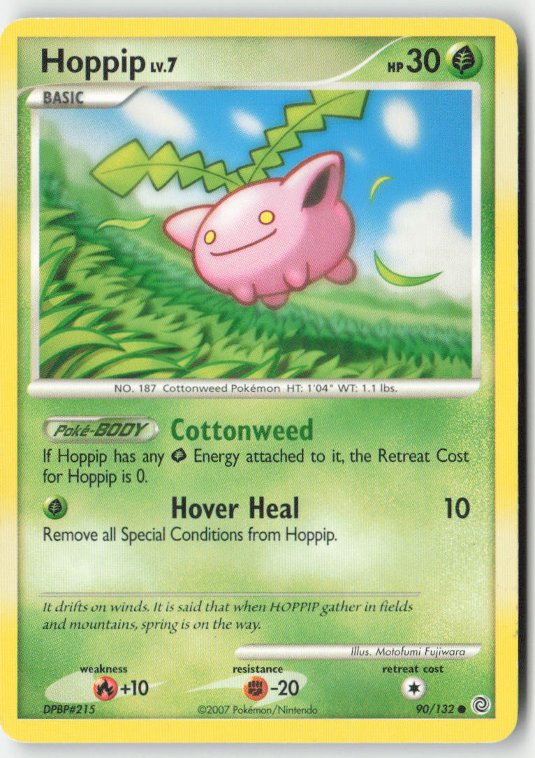 Hoppip 90/132 Regular Secret Wonders Moderately Played