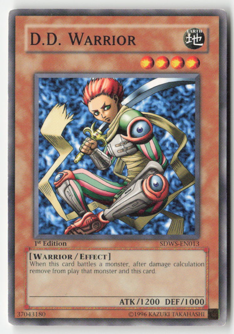 D.D. Warrior SDWS-EN013 1st Edition Common Moderately Played, Front