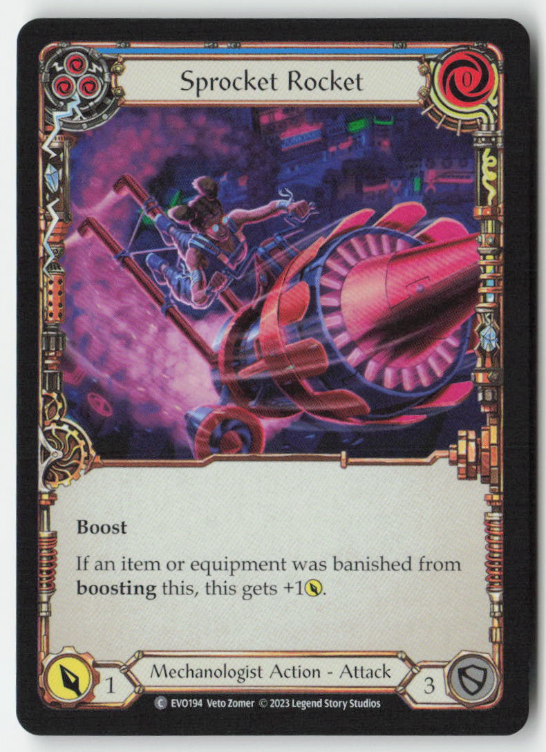 Sprocket Rocket (Blue) #EVO194 - Bright Lights - Flesh and Blood - Common - Near Mint, Front