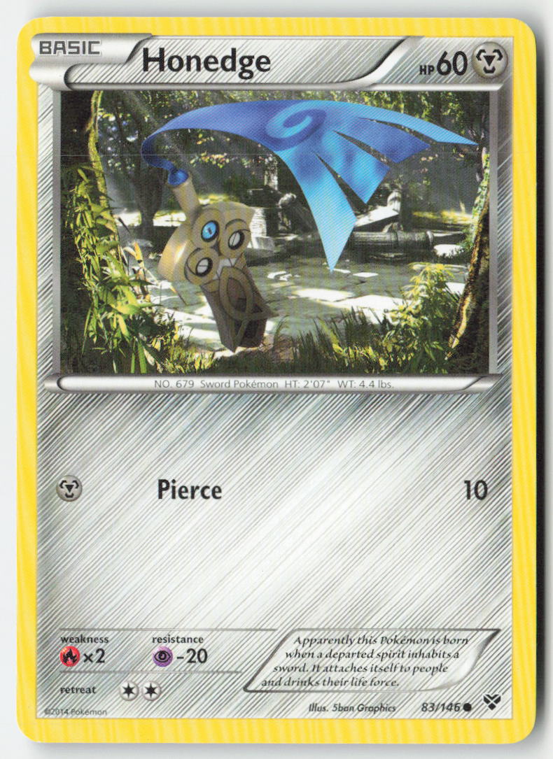 Honedge 83/146 Regular XY Moderately Played