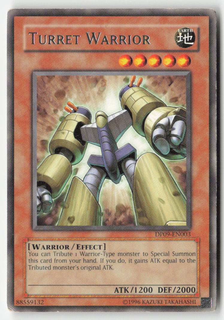 Turret Warrior DP09-EN003 Unlimited Rare Moderately Played