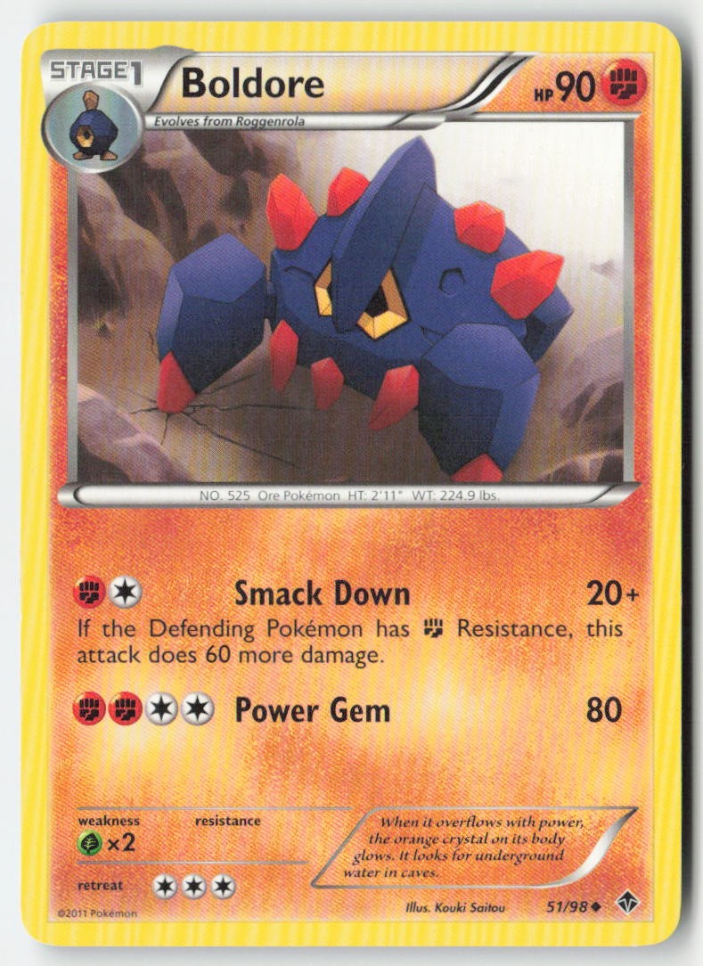 Boldore 51/98 Regular Emerging Powers Moderately Played