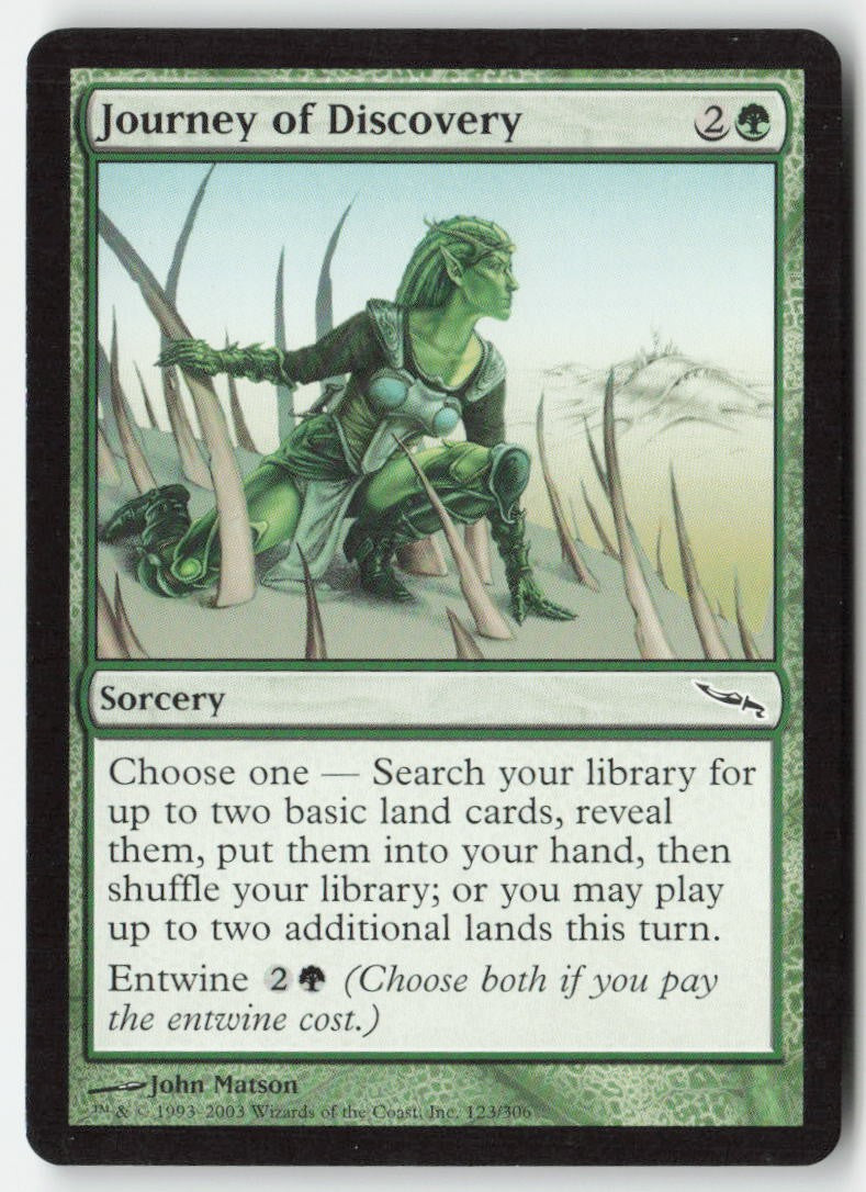Journey of Discovery MRD 123 Common Moderately Played, Front