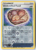 Unidentified Fossil 165/195 Reverse Holo Silver Tempest Moderately Played