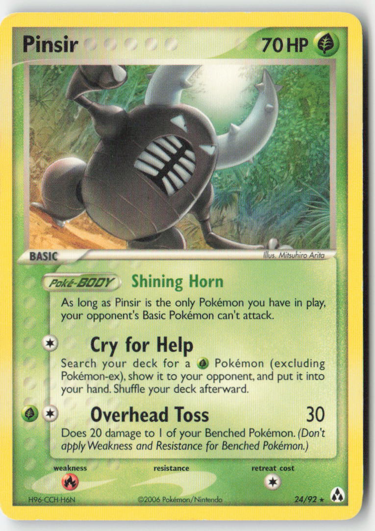 Pinsir 24/92 Regular Legend Maker Moderately Played
