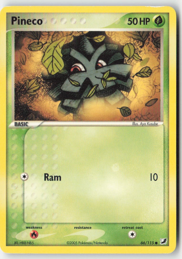 Pineco 66/115 Regular Unseen Forces Moderately Played