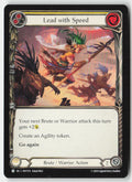 Lead with Speed (Yellow) #HVY173 - Heavy Hitters - Flesh and Blood - Common - Near Mint
