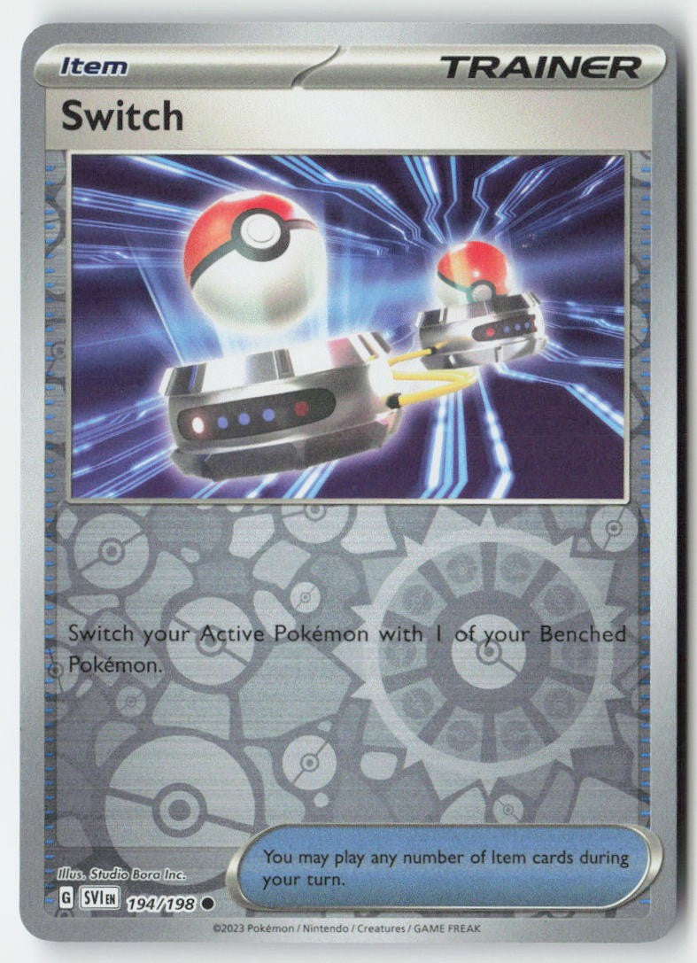 Switch 194/198 Reverse Holo Scarlet & Violet Moderately Played