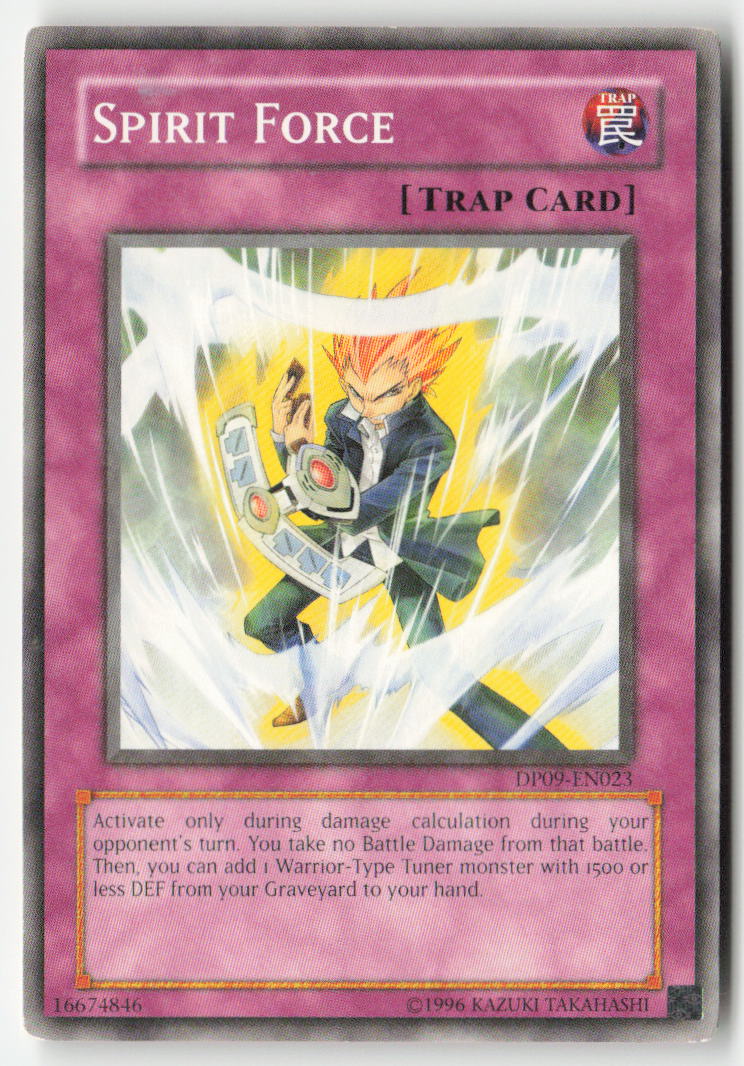 Spirit Force DP09-EN023 Unlimited Common Moderately Played, Front