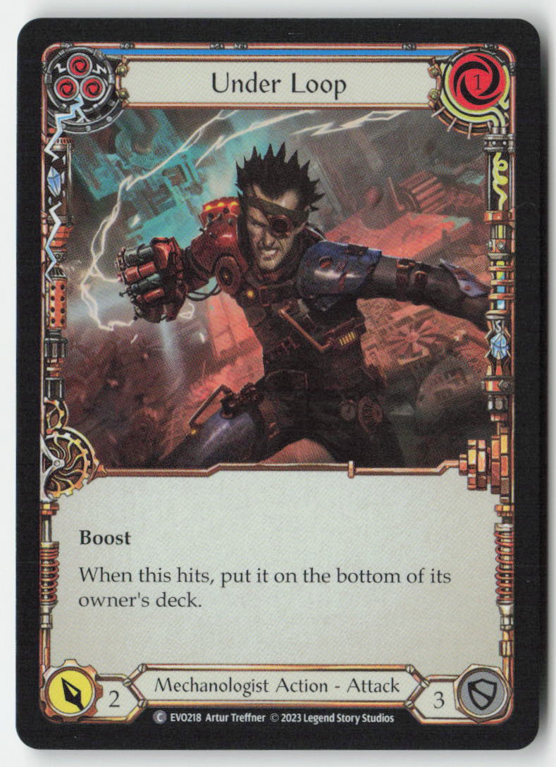 Under Loop (Blue) #EVO218 - Bright Lights - Flesh and Blood - Common - Near Mint