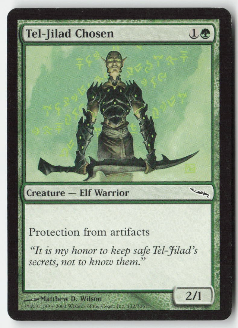 Tel-Jilad Chosen MRD 132 Common Moderately Played, Front