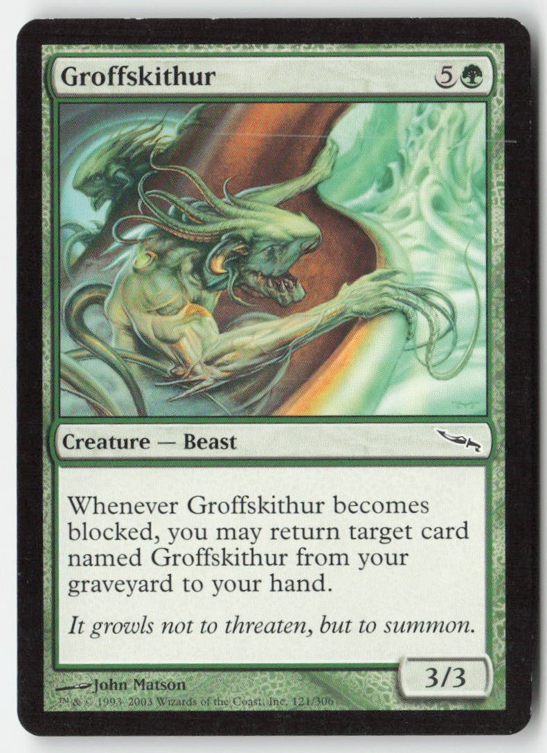 Groffskithur MRD 121 Common Moderately Played, Front