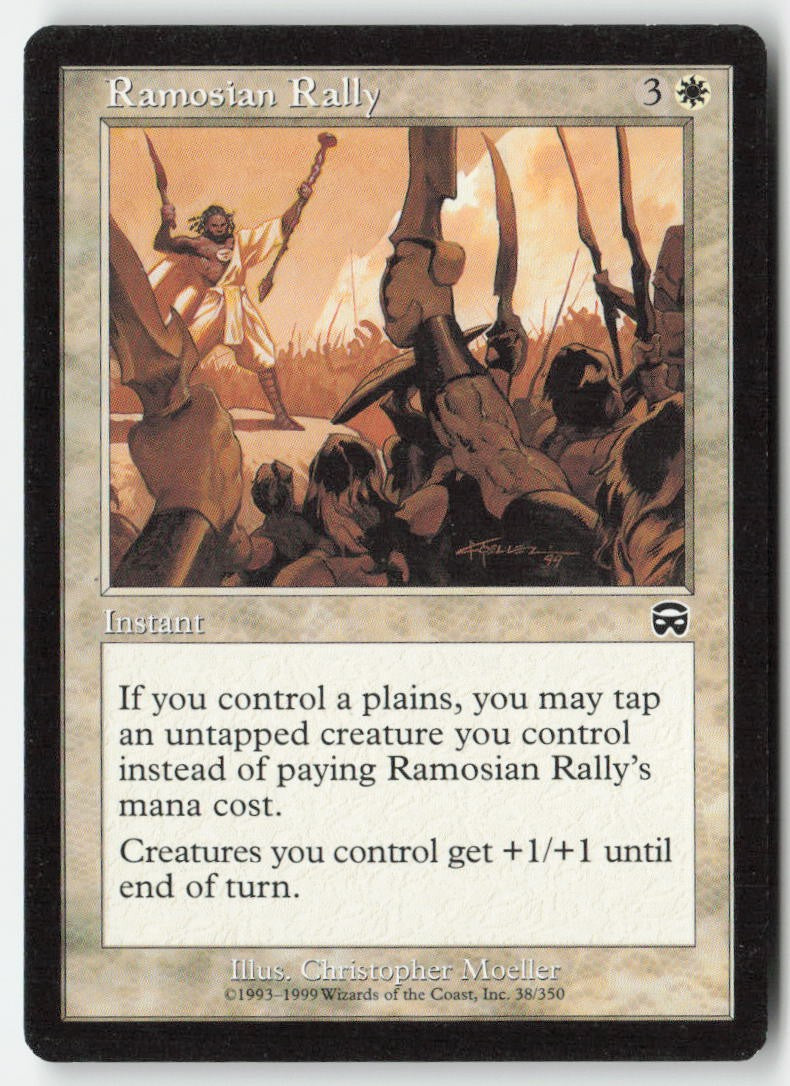 Ramosian Rally MMQ 38 Common Moderately Played, Front