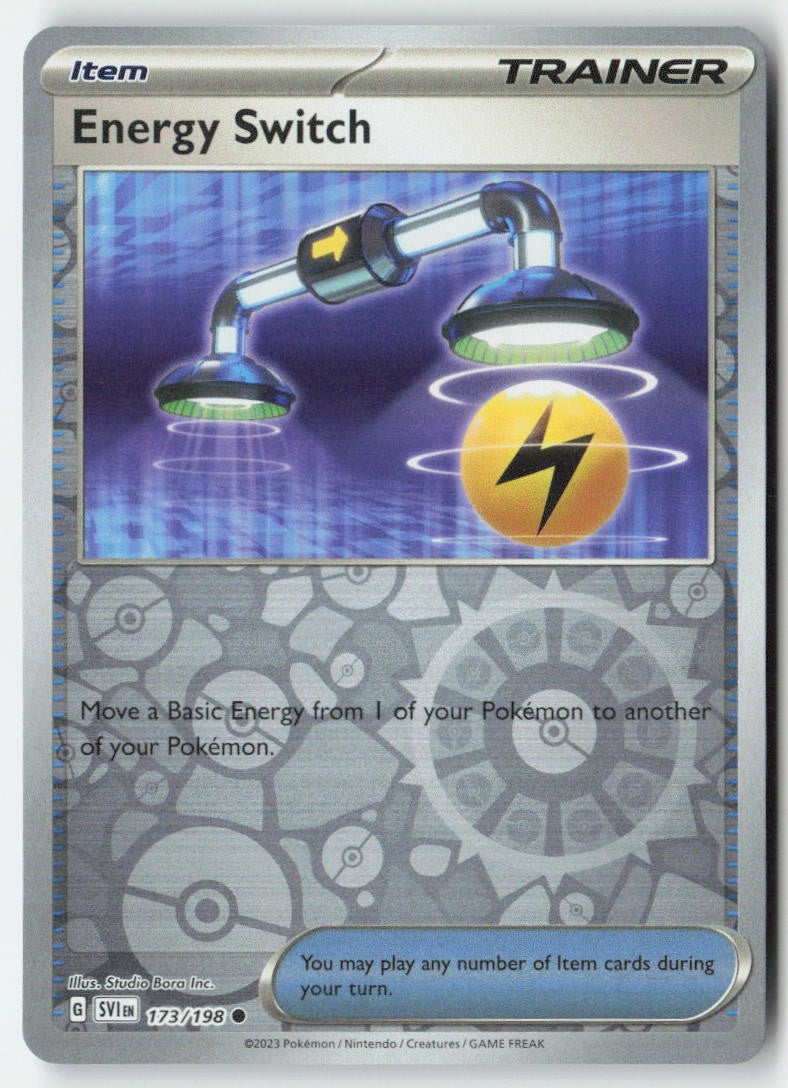 Energy Switch 173/198 Reverse Holo Scarlet & Violet Moderately Played