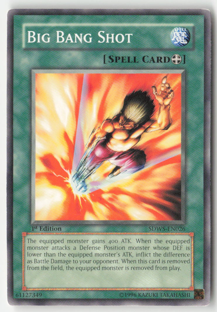 Big Bang Shot SDWS-EN026 1st Edition Common Moderately Played