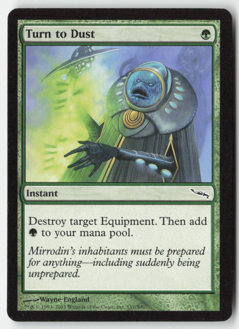 Turn to Dust MRD 137 Common Moderately Played