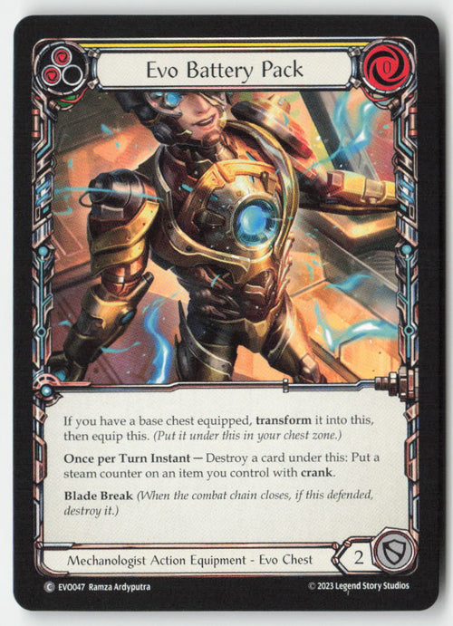 Evo Battery Pack #EVO047 - Bright Lights - Flesh and Blood - Common - Near Mint