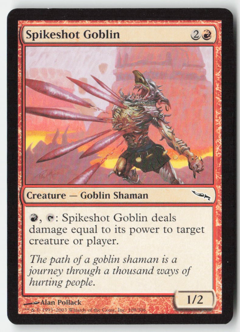 Spikeshot Goblin MRD 108 Common Moderately Played
