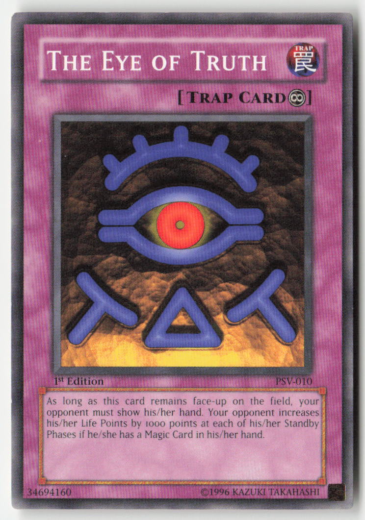The Eye of Truth PSV-010 1st Edition Common Moderately Played