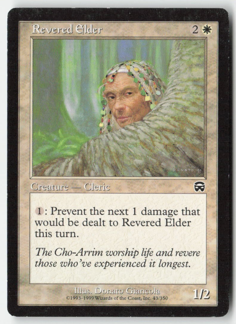 Revered Elder MMQ 43 Common Moderately Played