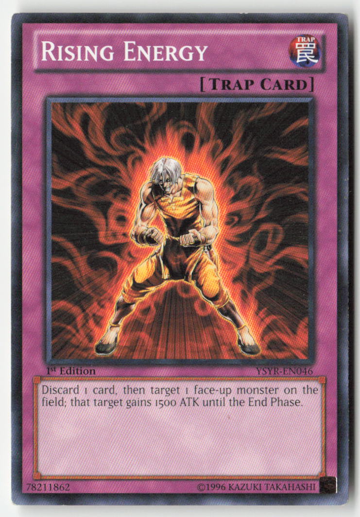 Rising Energy YSYR-EN046 1st Edition Common Moderately Played, Front
