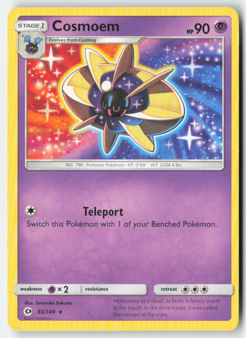 Cosmoem 65/149 Regular Sun & Moon Moderately Played