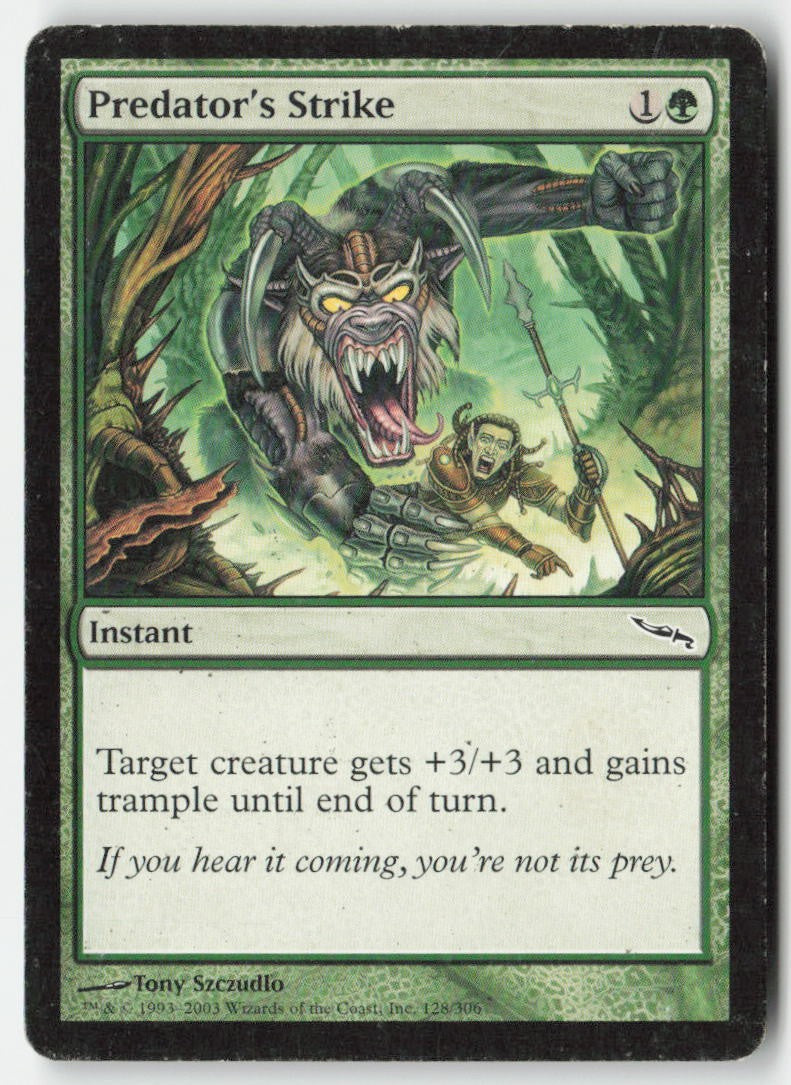 Predator's Strike MRD 128 Common Moderately Played