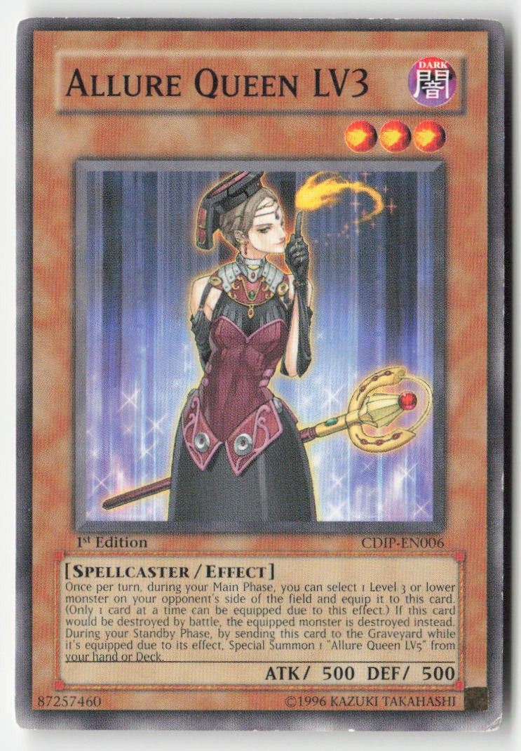 Allure Queen LV3 CDIP-EN006 1st Edition Common Moderately Played