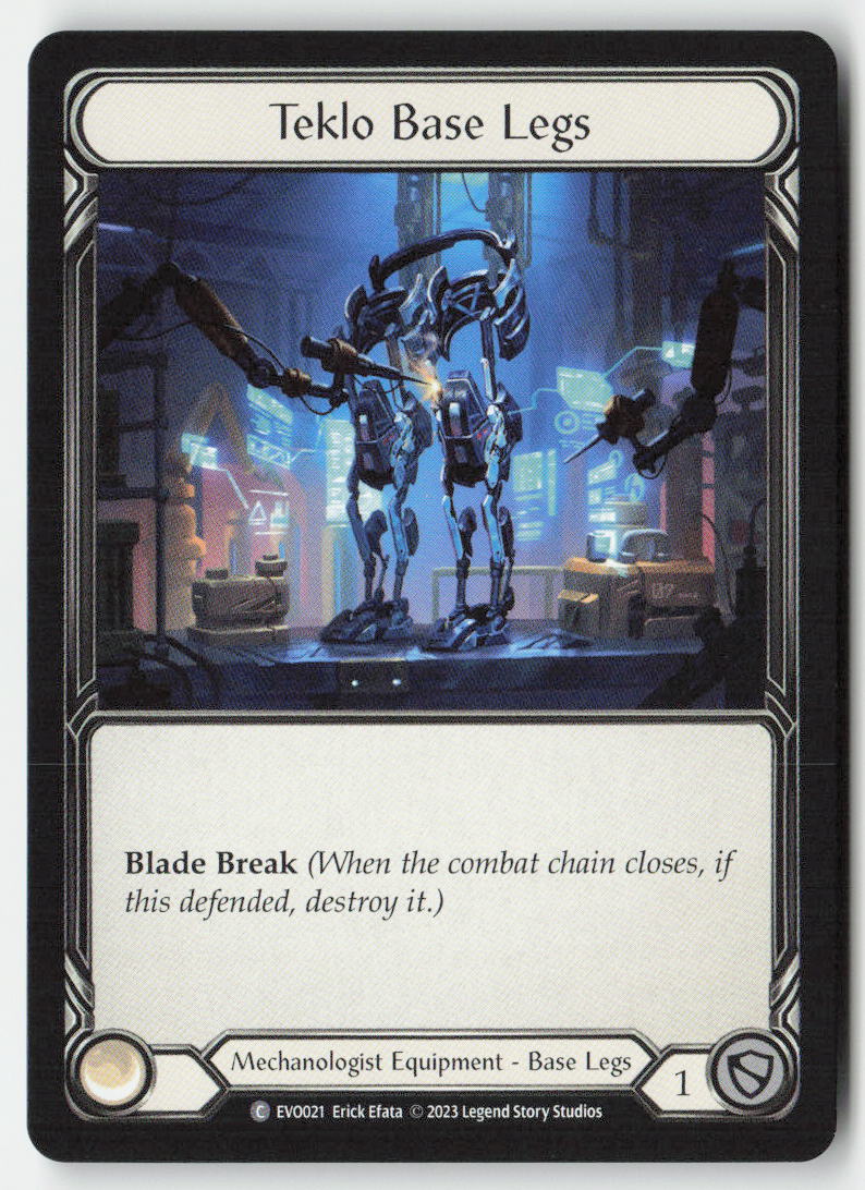 Teklo Base Legs #EVO021 - Bright Lights - Flesh and Blood - Common - Near Mint