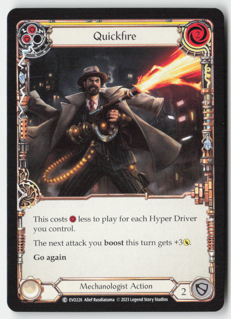 Quickfire (Yellow) #EVO226 - Bright Lights - Flesh and Blood - Common - Near Mint