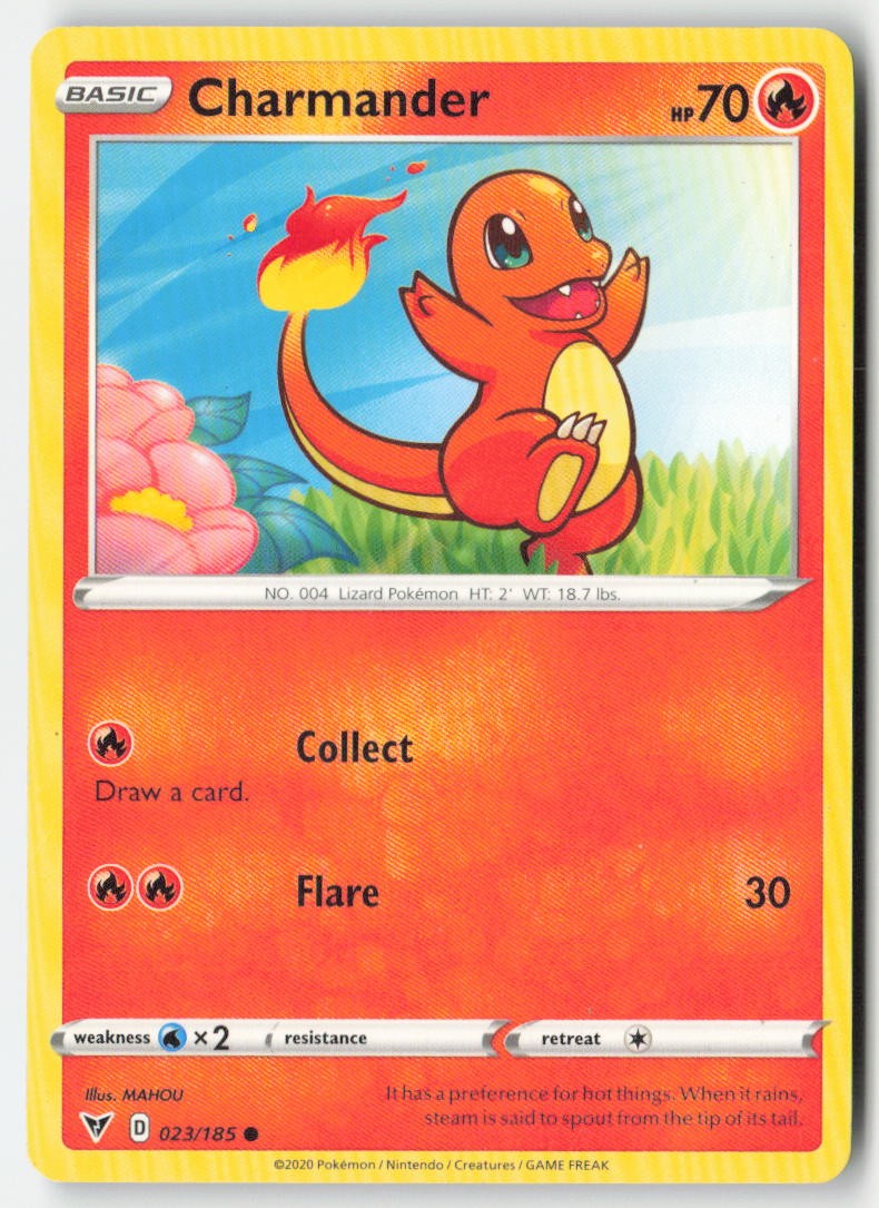 Charmander 23/185 Regular Vivid Voltage Moderately Played