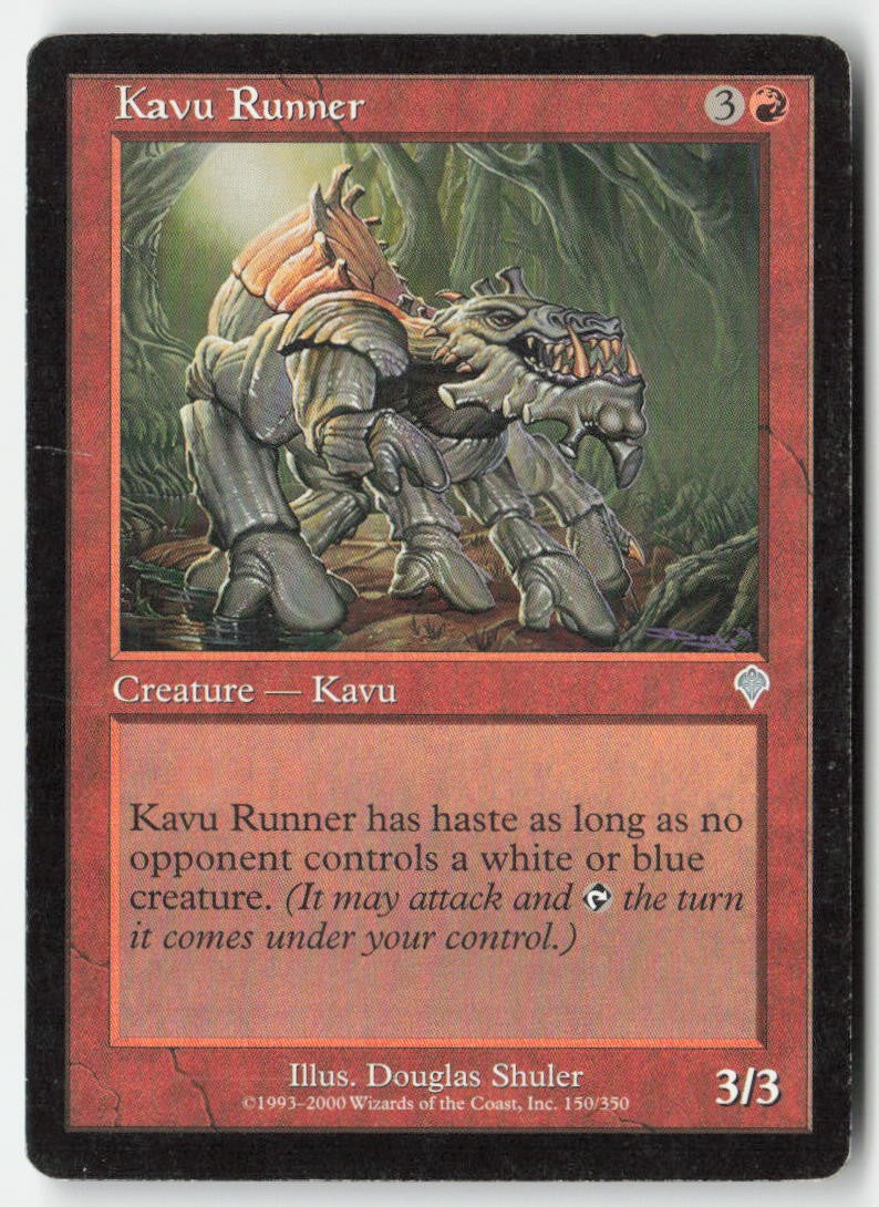 Kavu Runner INV 150 Uncommon Moderately Played