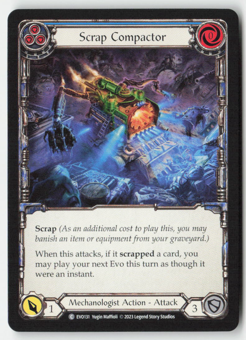 Scrap Compactor (Blue) #EVO131 - Bright Lights - Flesh and Blood - Common - Near Mint