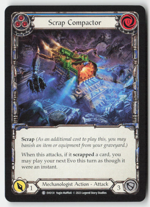 Scrap Compactor (Blue) #EVO131 - Bright Lights - Flesh and Blood - Common - Near Mint