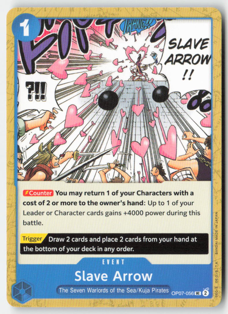 Slave Arrow (Reprint) (PRB-02 Reprint) OP07-056 Normal Uncommon Lightly Played