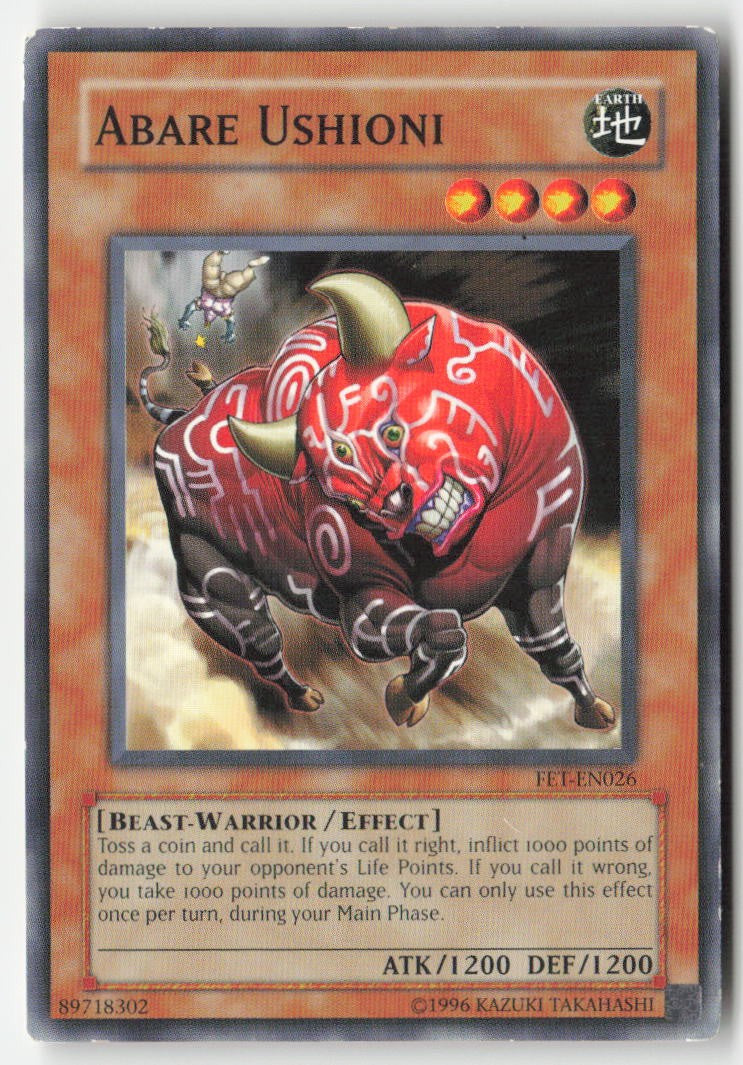 Abare Ushioni FET-EN026 Unlimited Common Moderately Played, Front