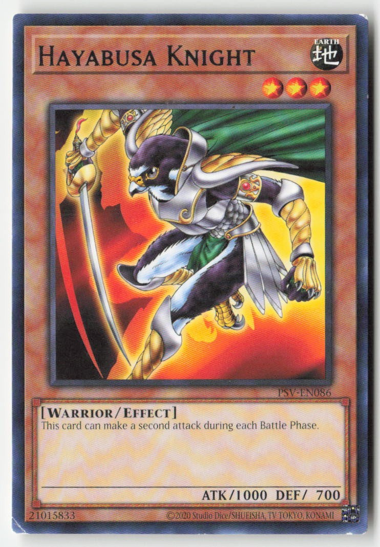 Hayabusa Knight (25th Anniversary) PSV-EN086 Unlimited Rare Moderately Played