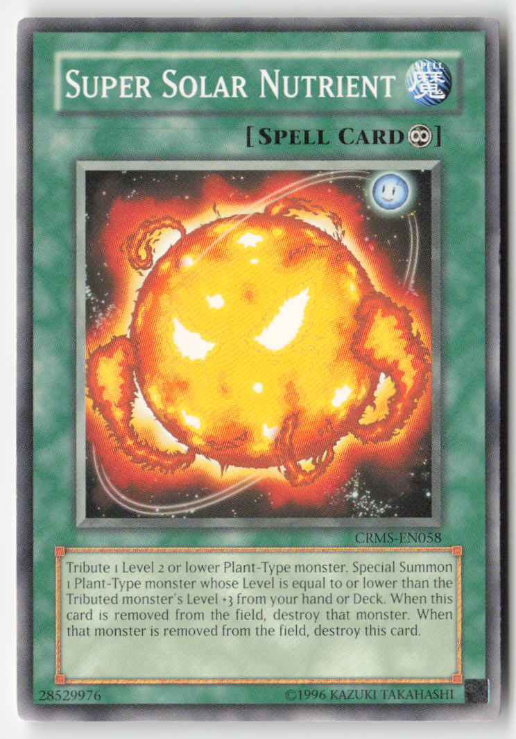 Super Solar Nutrient CRMS-EN058 Unlimited Common Moderately Played