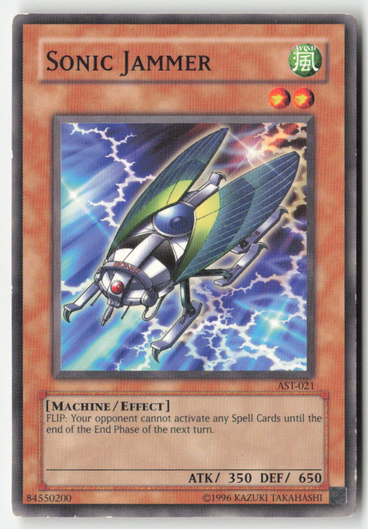 Sonic Jammer AST-021 Unlimited Common Moderately Played, Front